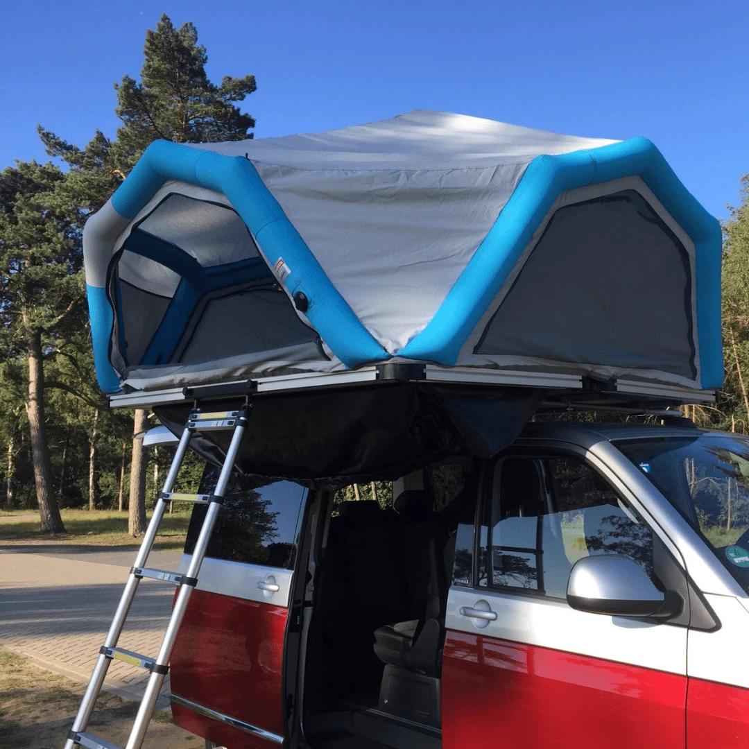 markise multivan t5 360° Rockalu für VANs und Reisemobile freitragend – Offroad-Partner Farbe:coyote filter_Isomatten Night Cat Pop Up