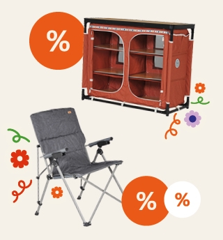 Campingmöbel mit Rabatt