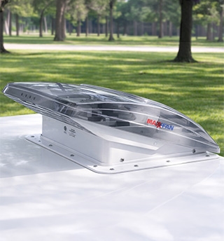 MaxxFan Wohnmobil-Dachlüfter mit transparenter Haube