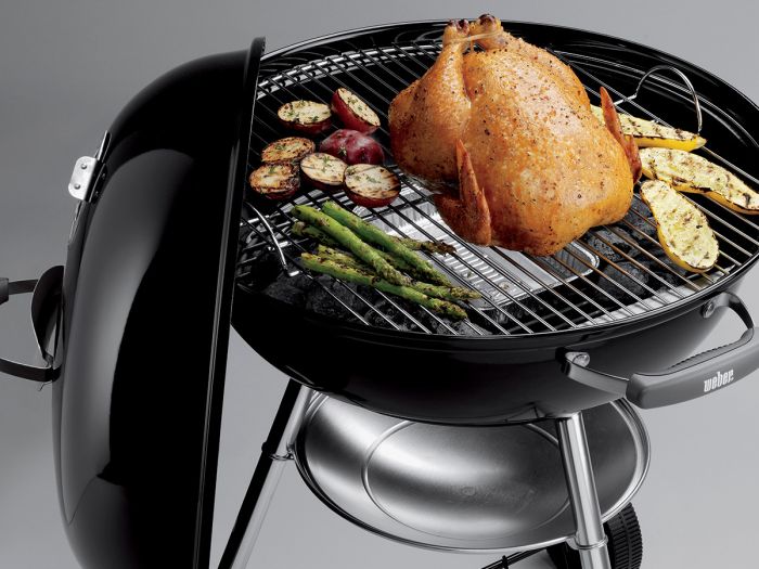 Weber Compact Kettle O 57 cm Holzkohlegrill
