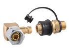 GOK 1-fach 1/4" Links Winkel-Schnellkupplung