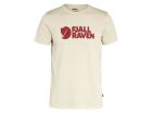 Fjällräven Logo Herren T-Shirt - Chalk White