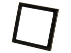 BBA 1-Fach Abdeckrahmen - Black