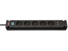 Brennenstuhl Bremounta Steckdosenleiste mit 2 USB-C Ladesteckdosen - Black
