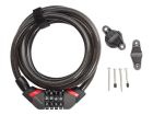DoubleLock Coil Cable Combo Kabelschloss - 185 cm