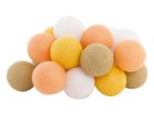 Cotton Ball Lights Outdoor Extension Kit lichterkette - Naranja