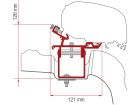 Fiamma F80/F65 Adapter Crafter L3H3 >2017