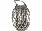 H & S Decoration Ø 23 x 30 cm Weidenlaterne - Grey
