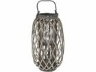 H & S Decoration Ø 28 x 50 cm Weidenlaterne - Grey