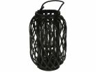 H & S Decoration Ø 26 x 40 cm Weidenlaterne - Black