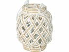 H & S Decoration Ø 16 x 20 cm Laterne - White Natural