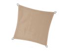 NC Outdoor 3,6 x 3,6 viereckiges Schattentuch - Off-white