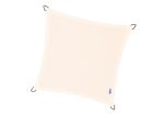 Platinum dreamsail 4x4m quadratisches Sonnensegel - Ecru