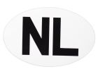 Aufkleber NL weiß