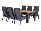 Outdoor Feelings Palais verstellbares dining Gartenset - Anthrazit
