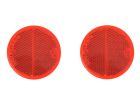 ProPlus rund selbstklebend Reflektor - Red