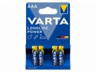 Varta 4x Longlife Power AAA Batterien