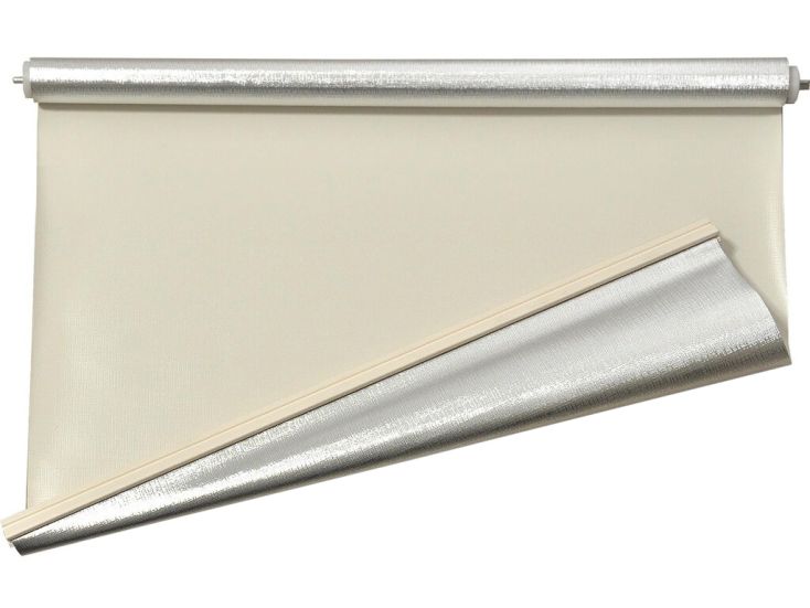 Remis Remisun Cream/Silver Verdunkelung Rollo - 102 x 60 cm