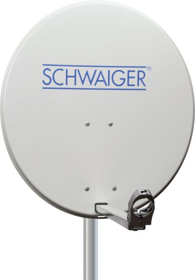 Schwaiger SPI621 hellgrauer 65 cm Alu-Spiegel