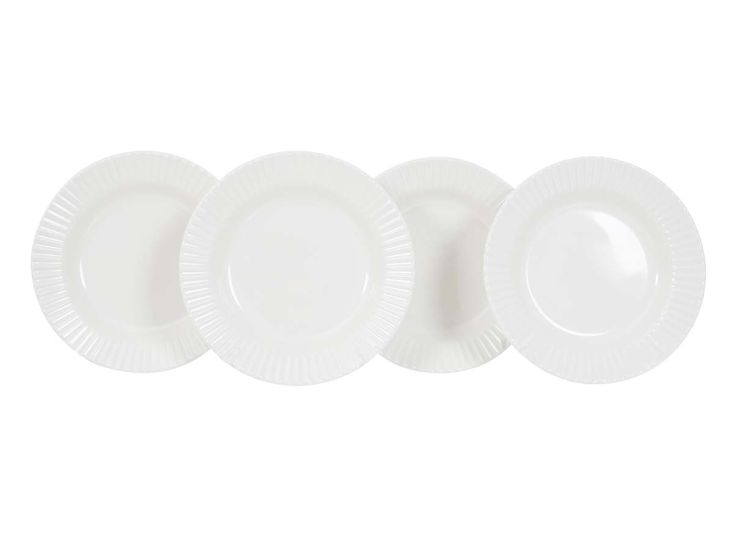 Gimex Royal Line Ivory Set mit 4 tiefen Tellern