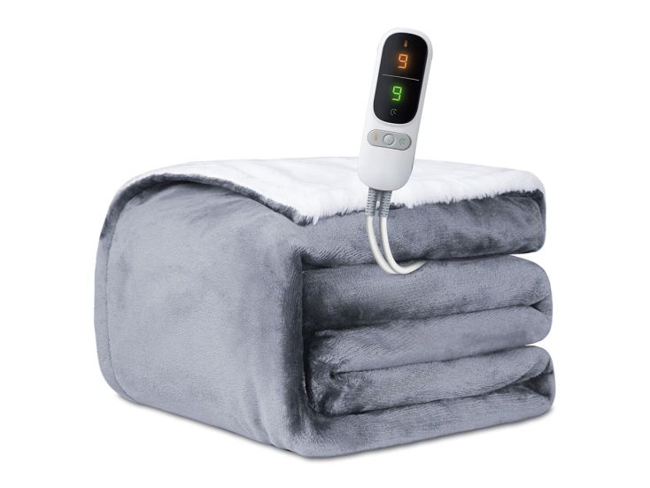 STAUS&BACH Powernap 2-Personen-Heizdecke - Grey
