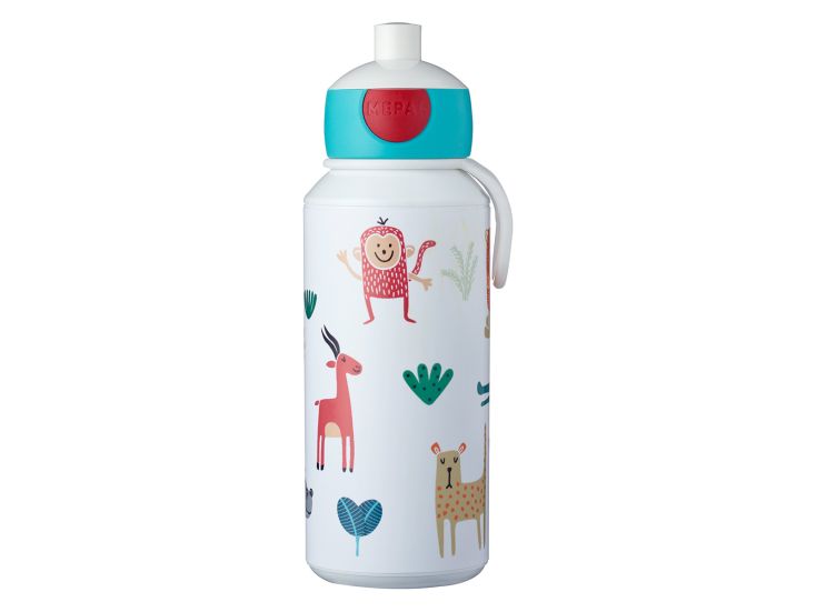 Mepal Pop-up Campus Print Trinkflasche - Animal Friends