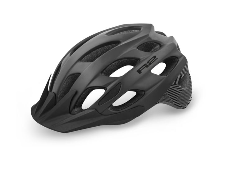 R2 Cliff Black Fahrradhelm - Größe L