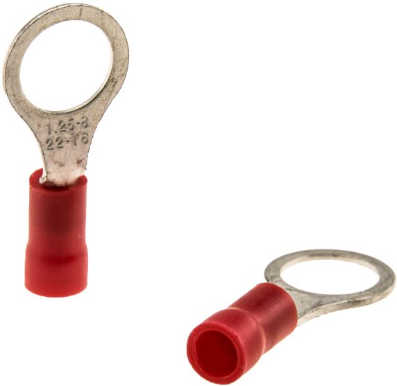 Ringkabelschuh rot Set mit 10 Stück - 8,4 MM