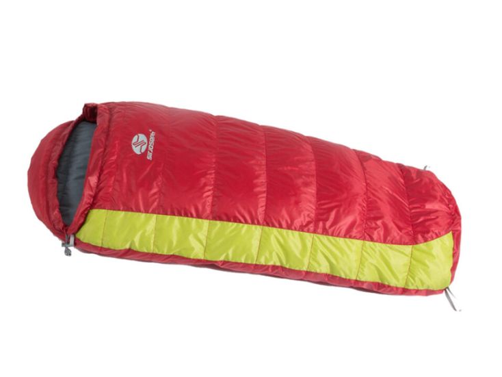 SirJoseph Kiki Down 125-145 Kinder-Mumienschlafsack - Red