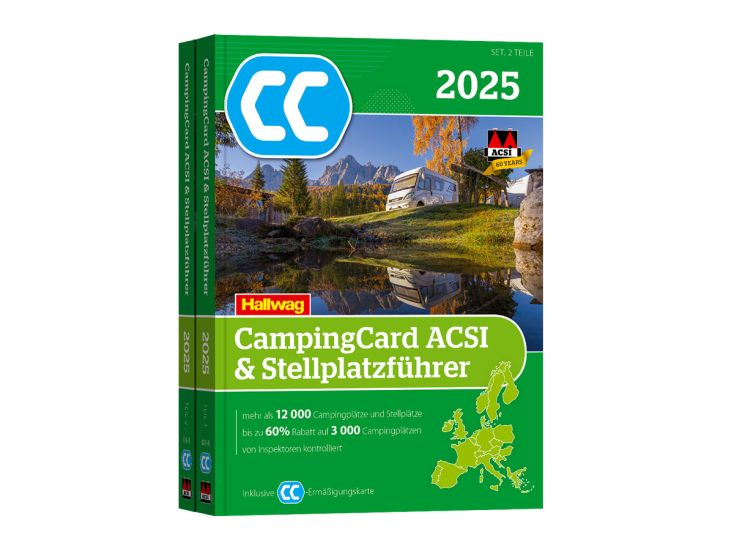 ACSI 2025 CampingCard & Stellplatzführer