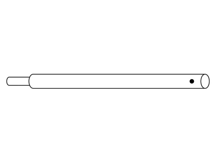 Obelink Stahl 22 mm Zeltstange Zwischenstück