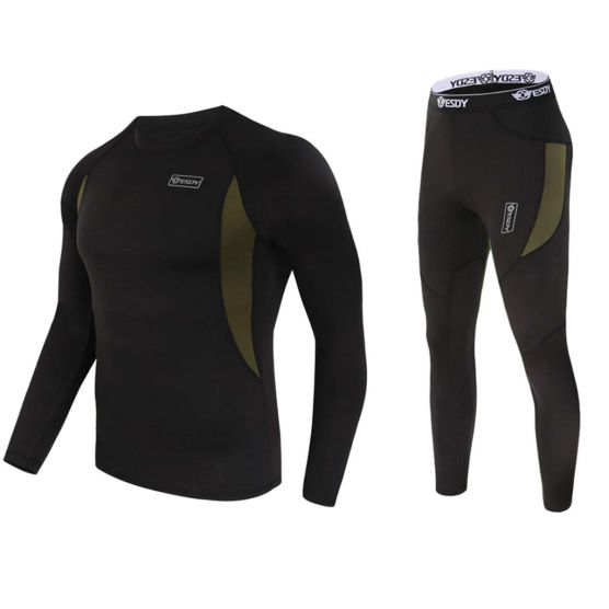 Northstrong Black Funktionsunterwäsche Set