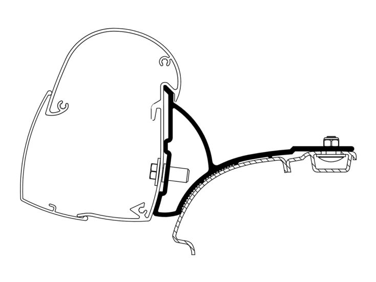 Thule Adapter 5102 VW T5/T6