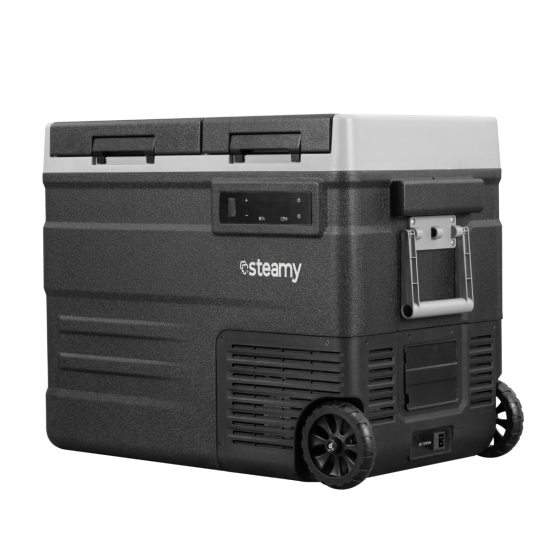 Steamy-E Dual Zone 55 Elektrische Kühlbox mit Rollen