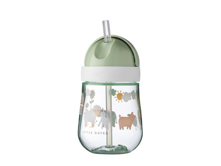 Mepal Mio 300 ml Little Dutch Strohhalmbecher - Light Green