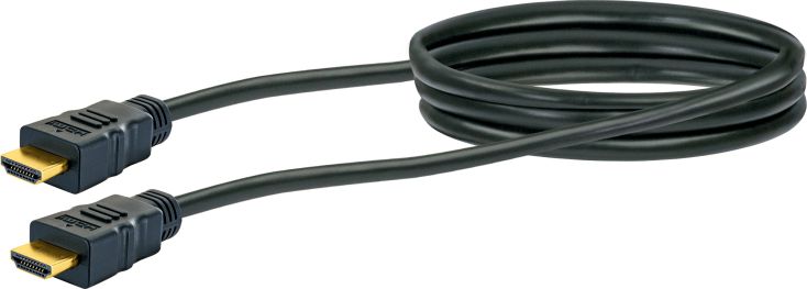 Schwaiger HDMHD15 1,5 Meter schwarzes HDMI-Kabel mit Ethernet