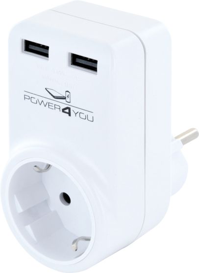 Schwaiger 230 volt rotierbar USB Ladeadapter
