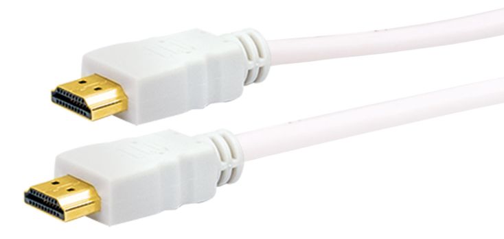 Schwaiger HDM0300 3 meter weißes  HDMI Anschlusskabel