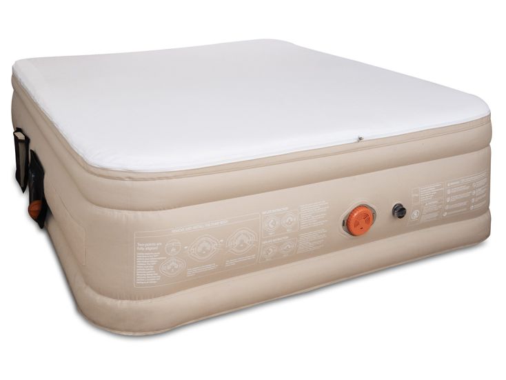 FLOAT Cloudspring 2-persoons luchtbed met foam topper