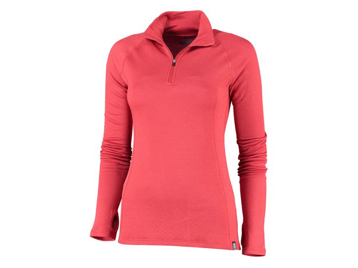 Nomad Rough Zip Damen Thermoshirt - Pink