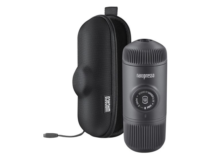 Wacaco Nanopresso tragbare Espressomaschine mit Schutzhülle