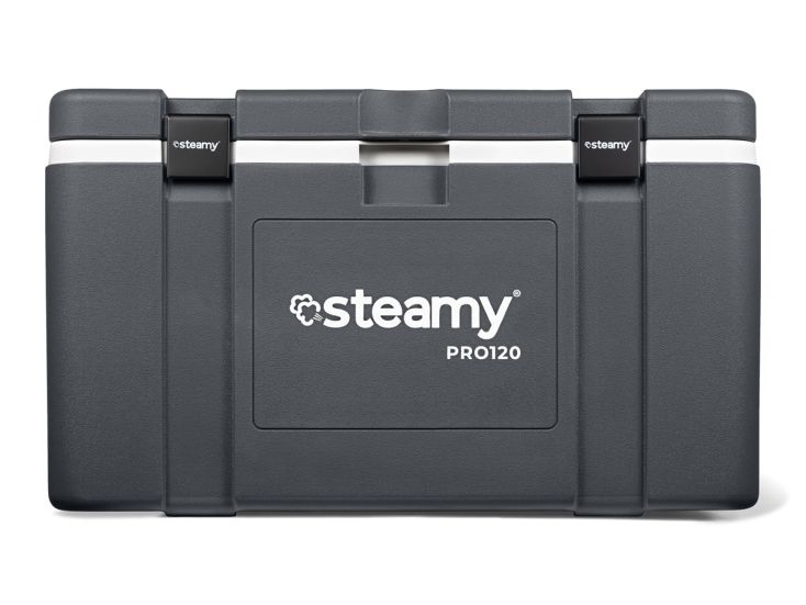 Steamy Pro 120L Kühlbox - Grau