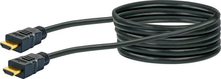 Schwaiger HDMHD30 3 Meter schwarzes HDMI-Kabel mit Ethernet