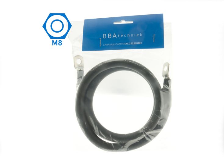 50mm² Batteriekabel flexibel - black 1m