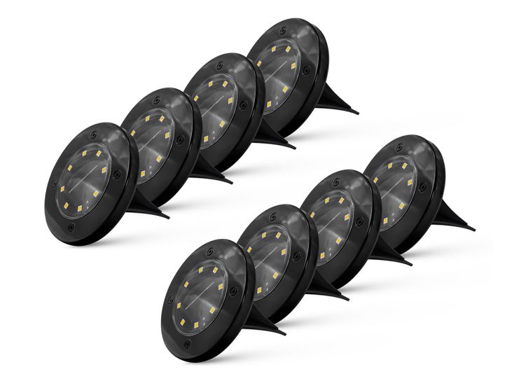 FlinQ Fly Solar-Bodenstrahler - Set von 8
