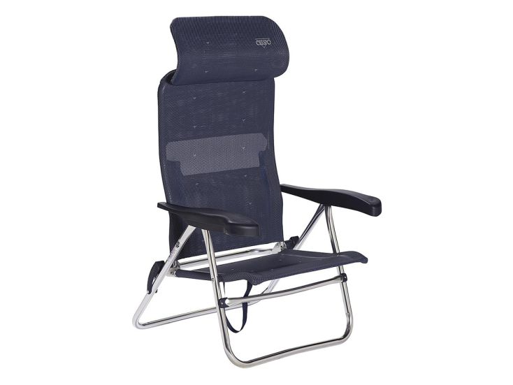 Crespo AL-205 Compact Dark Blue Strandstuhl