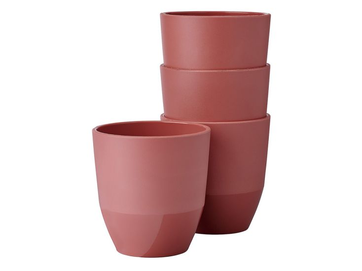 Mepal Silueta 200 ml Set von 4 Becher - Red