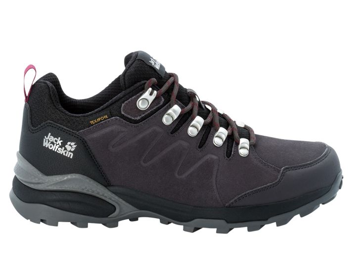 Jack Wolfskin Refugio Texapore Low Dark Steel Damen Wanderschuhe