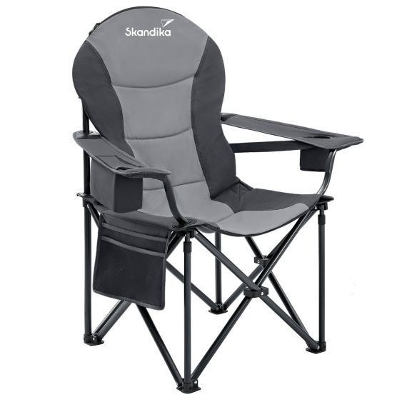 Skandika Relax Comfort graue Faltstuhl