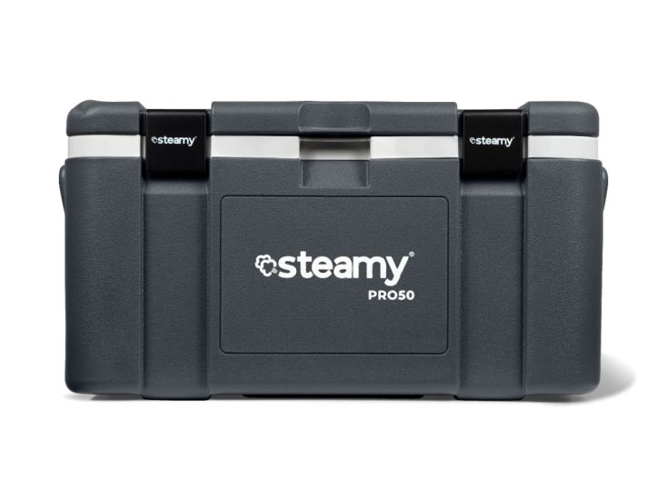 Steamy Pro 50L Kühlbox - Grey